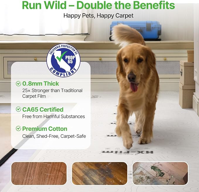 39"x100' Heavy-Duty Floor Protection | Construction Grade Carpet Protector | - Image 6