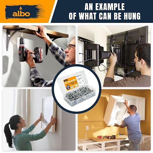ALBO #6 Zinc Self-Drilling Drywall Anchors - Image 5