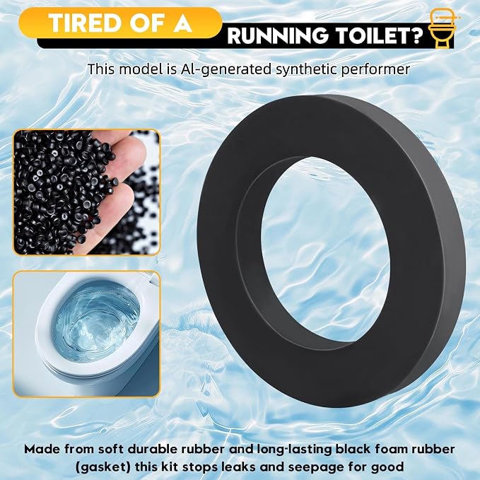 4 in. Toilet Flush Valve Gasket Fits - Image 6