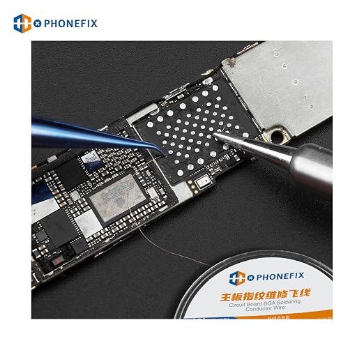 Insulated 0.02mm 120M Phone Motherboard Fingerprint Jump Wire Soldering Pure - Image 2