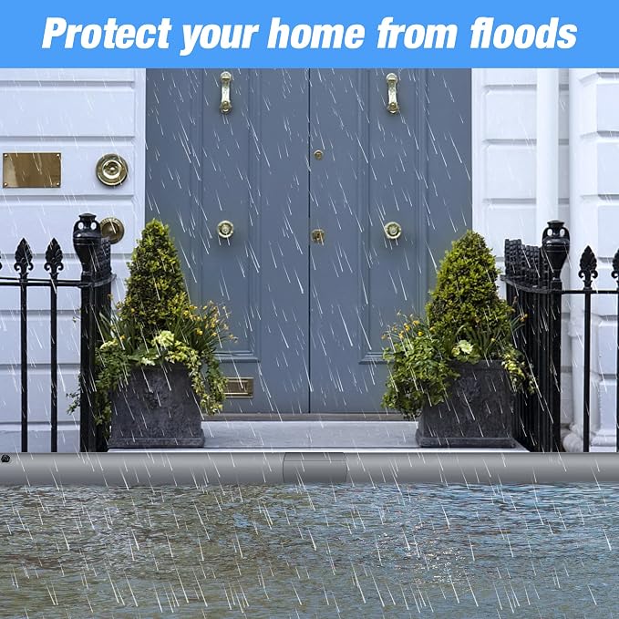 moonoom 3 Pcs PVC Flood Barriers Bags- 72 x 14 Inch Inflatable Water Barrier - Image 7