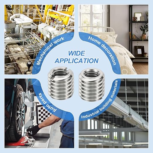 10Pcs Thread Adapter Sleeve Reducing Nut, M6 M to M3 F, 10mm Length | M6 x 1 - Image 5