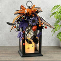 Halloween Lanterns Decorative Indoor & Outdoor, 14 Inch Black Candle Lanterns by AFINETH