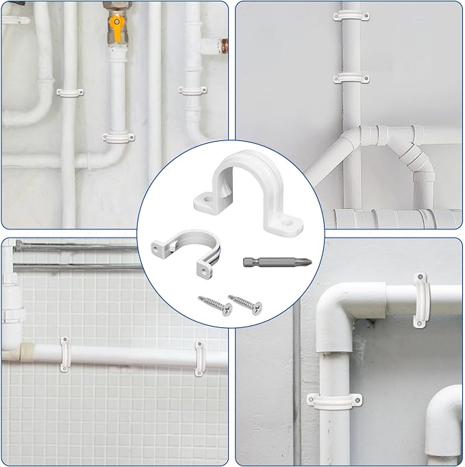 40 Set PVC conduit pipe strap clamps Φ32 MM - Image 7