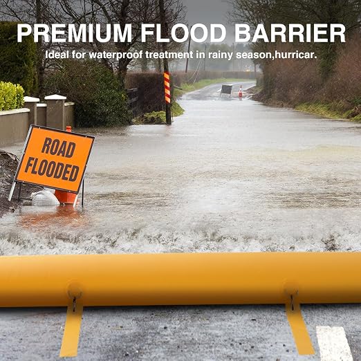 24 ft Flood Barrier for Home, Reusable Outdoor Water Barriers, Water Barrier - Image 2