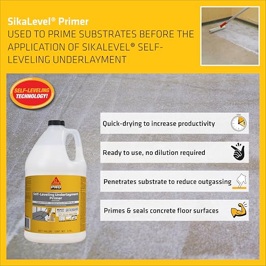 SIKA Sikalevel Self-Leveling Underlayment Primer - Image 4