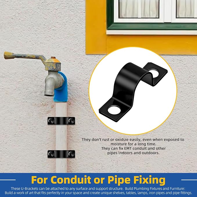 Glarks 25pcs 8mm Pipe Strap Clamp - Image 5