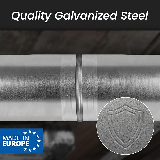 Repa Market 4 Inch Metal Duct Coupling/Galvanized Steel Male-End Vent - Image 3