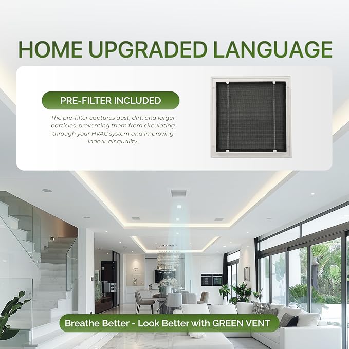 Modern Air Return Grille 8x8 - Image 2