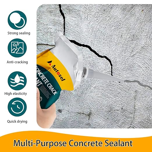Concrete Crack Filler, Cement Crack Filler, Self Leveling Concrete Crack Repair - Image 3