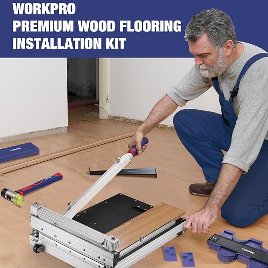 WORKPRO Laminate Flooring Installation Kit, Heavy Duty Pull Bar, Tapping Block - Image 8