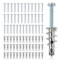 116 Pcs Metal Drywall Anchors Zinc Self-Drilling Screws Kit | Heavy Duty 50 LB by Unknown