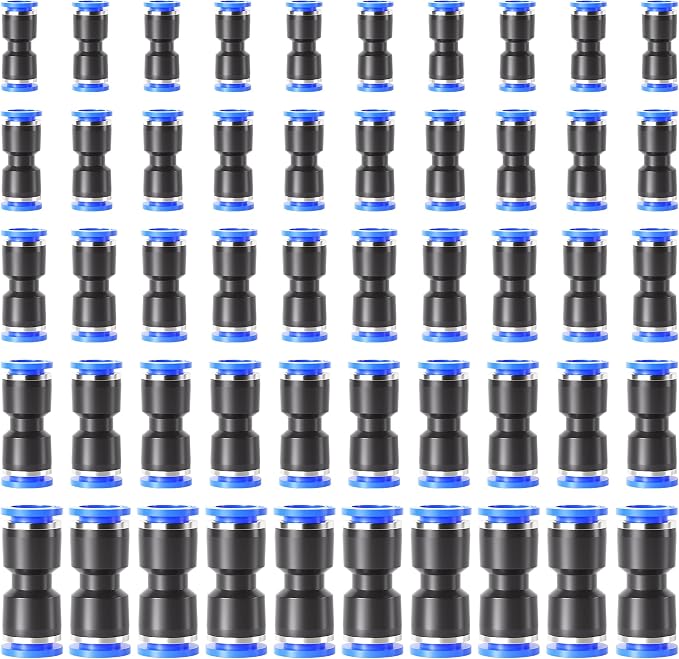TAILONZ PNEUMATIC 50 pcs Straight Push Connectors Plastic Quick Release - Image 7