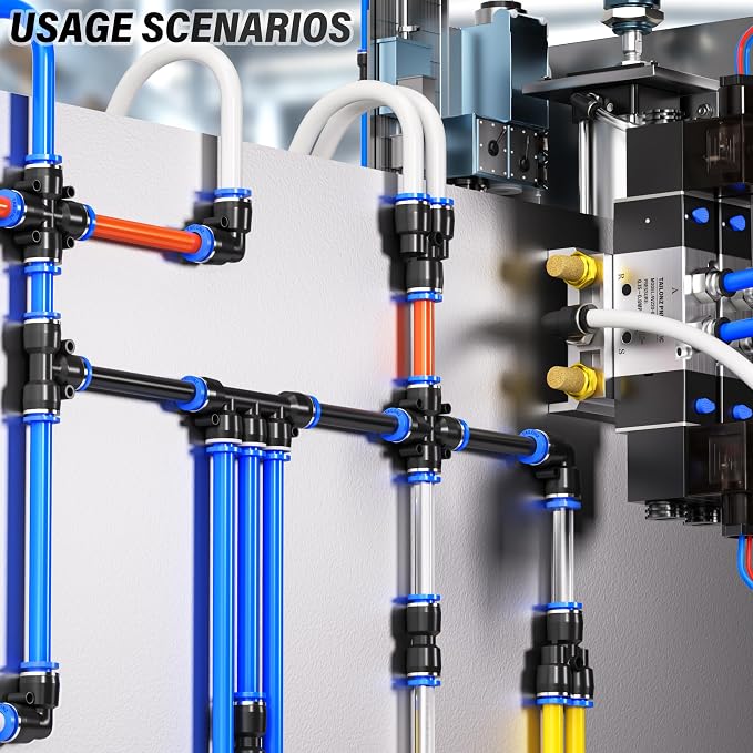 TAILONZ PNEUMATIC 12mm od Push to Connect Fittings Pneumatic Fittings Kit 5 - Image 7