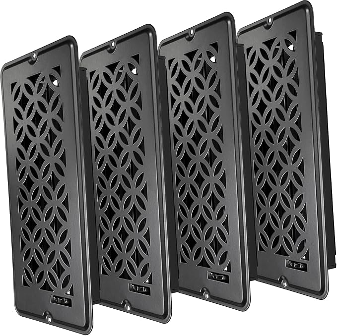 4x10 Vent Covers for Home foor, Floor Vent Cover, Air Vents, All Steel Heavy by Unknown