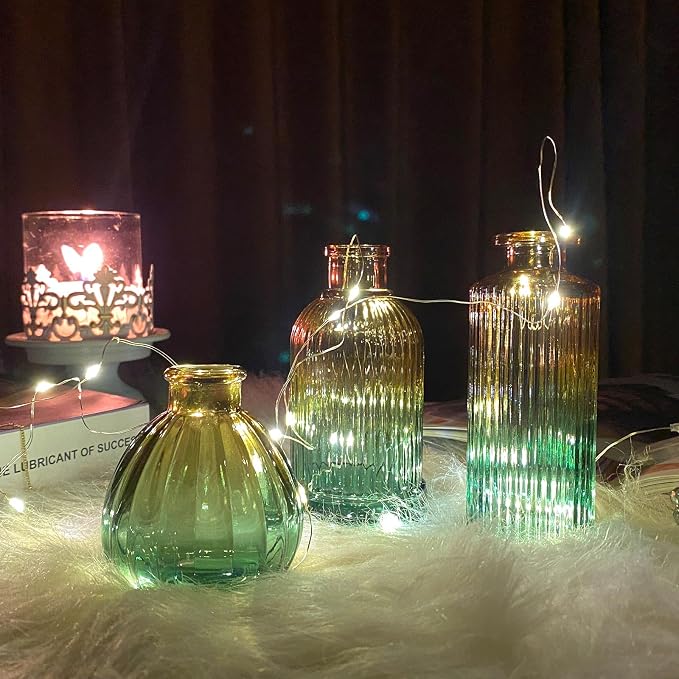 Glass Bud Vases in Bulk Set of 30 Pcs, Small Glass Vases - Image 6