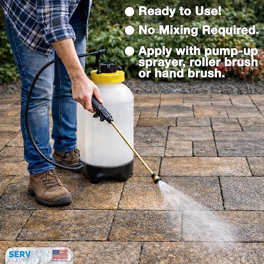 Natural Stone & Patio Sealer Waterproofer 1 Gal | Outdoor Indoor Natural Stone - Image 6