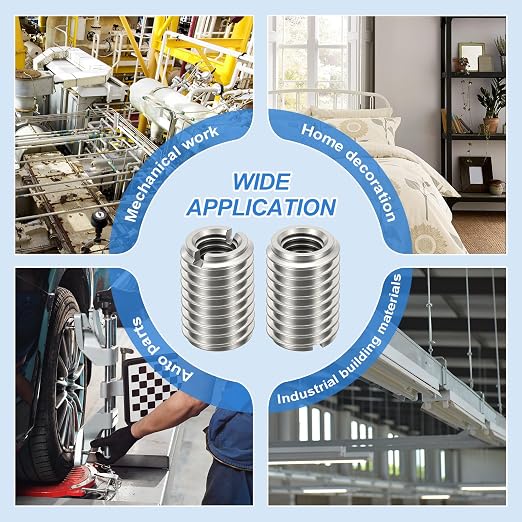 6Pcs Thread Adapter Sleeve Reducing Nut, M10 M to M8 F, 20mm Length | M10 x 1.5 - Image 5