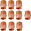 EZ-FLUID 1-1/4" C X MIP LF Copper Male NPT Adapter Pressure Copper Fittings by EZ-FLUIDPlumbingProducts