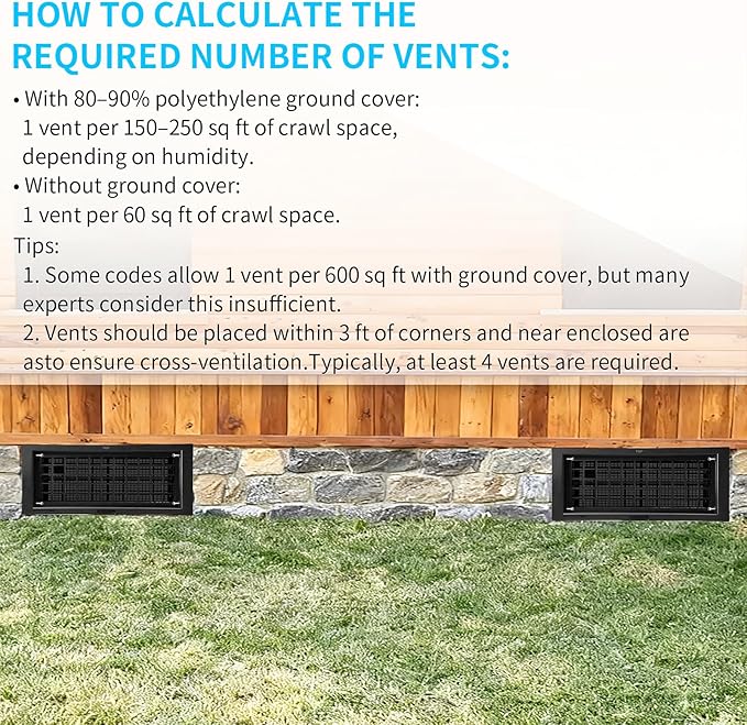 Crawl Space Foundation Vent Cover Automatic 8x16 Inch - Image 7