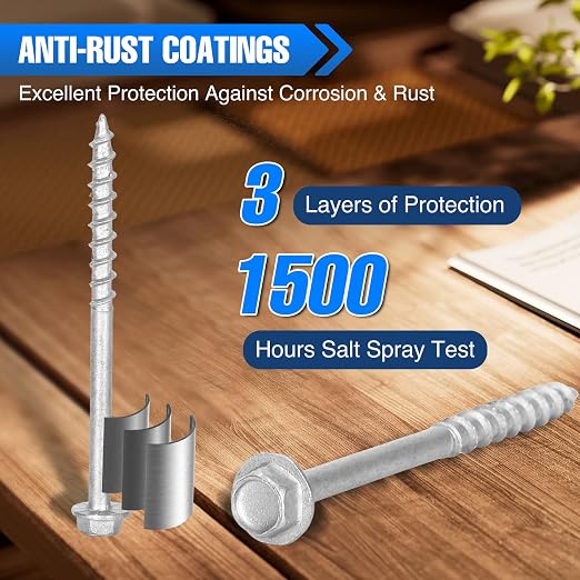Mech.Galv.#9 x 2-1/2" Joist Hanger Screws-800 Qty, 9212R800 Hurricane Screws | - Image 4