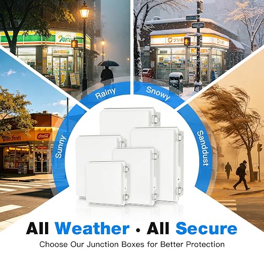 Junction Box Outdoor Waterproof Electrical Boxes IP67 Plastic Enclosure | - Image 7