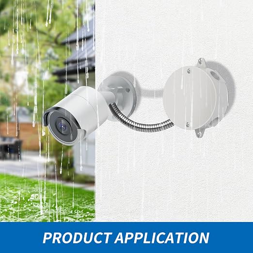 Round Outdoor Electrical Box, Five 0.75”Hole Round Junction Box, 1 Pack | - Image 6