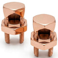 Size #2 Copper Split-Bolt Connector 2 AWG Heavy-Duty Electrical Wire Splicing by OhLectric