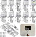 10 Pack 1/2 Inch Drywall Repair Clips, Wall Fastener Clips Stainless Steel | by Unknown