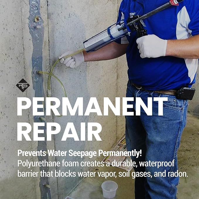 PRO Foundation Crack Repair Kit – Polyurethane Crack Injection Foam - Image 3