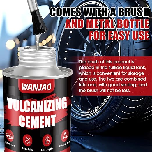 250ML Rubber Cement Tire Repair Strong Adhesion Waterproof | Rubber Cement Glue - Image 2