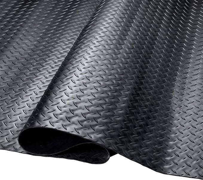 SEAL 4 x 20 FT Premium Garage Floor Mat, Solid 2.8mm Thick Lay-Flat Black - Image 8