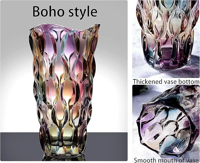 CEMABT Glass Vases for Flowers，Thickened 3.4 lb Morden vases for Tables - Image 2
