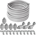 Yariwiz Flexible Electrical Conduit Liquid Tight PVC Conduit Kit by Yariwiz