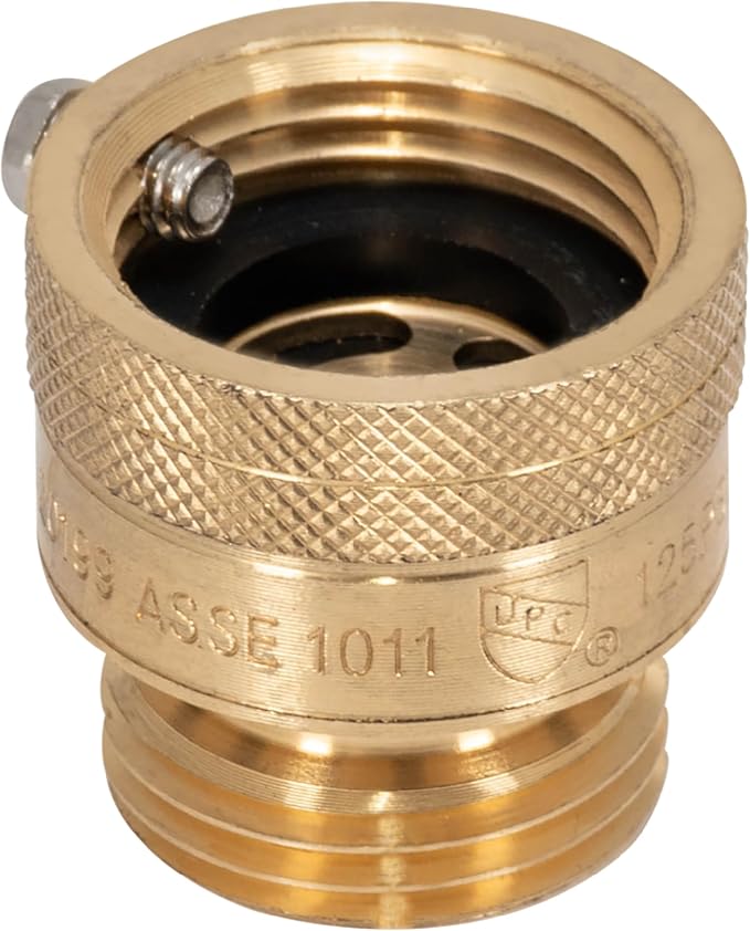 Eastman 3/4 Inch FHT x 3/4 Inch MHT Hose Bibb Anti Siphon Vacuum Breaker by Eastman