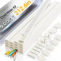 212.6in Cord Covers for 2-3 Wires on Wall, TV Cord Hider Wall, Paintable Cable by Wuitaouy