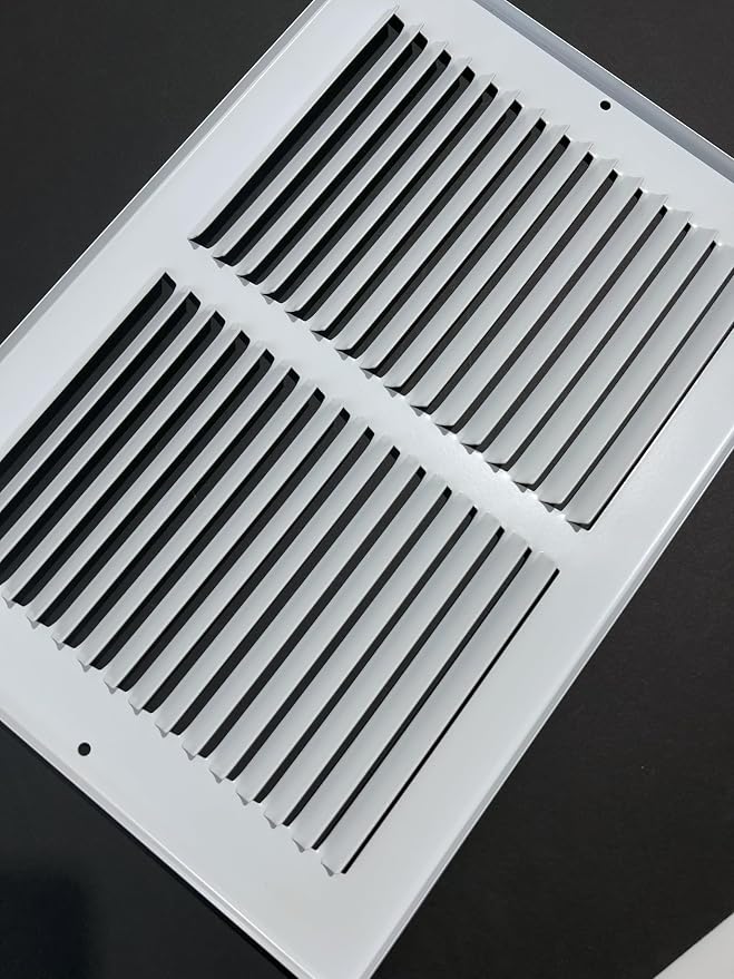 Fits 14x10 Duct Opening Stamped Steel Return Air Grille Vent Cover Grille - Image 2