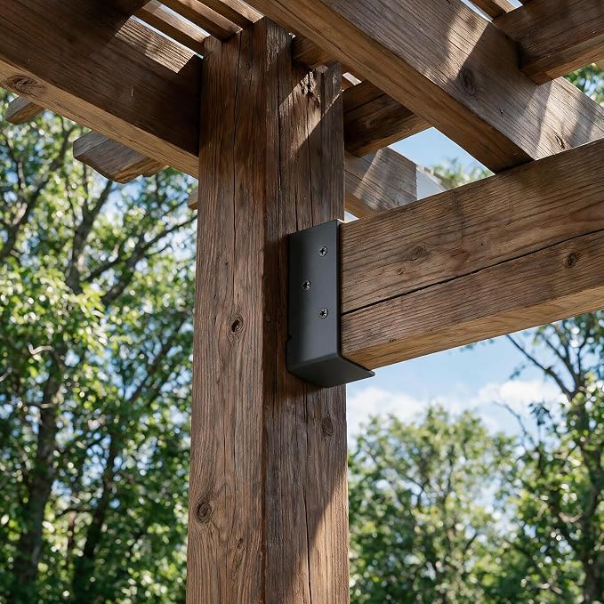 18 Pcs of 2"x 6" Concealed Joist Hangers|Outdoor Concealed-Flange | Q235 Steel - Image 6