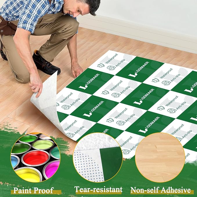 40" x100ft Hardwood Floor Protector Film Roll Temporary Renovation Cover - Image 4