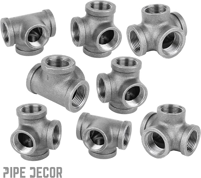 PIPE DECOR Side Outlet Tee Fitting, 3/4 Inch, DIY Furniture, and Standard 3/4 - Image 8