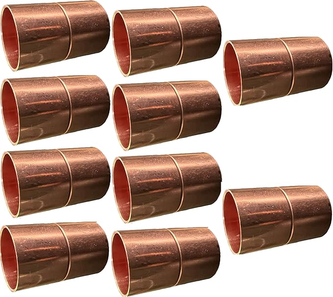 EZ-FLUID Plumbing 1/2-Inch Copper Coupling by EZ-FLUIDPlumbingProducts
