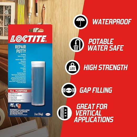 Loctite Epoxy Multi Purpose Repair Putty, 2 oz Stick, 1 Pack - Image 4