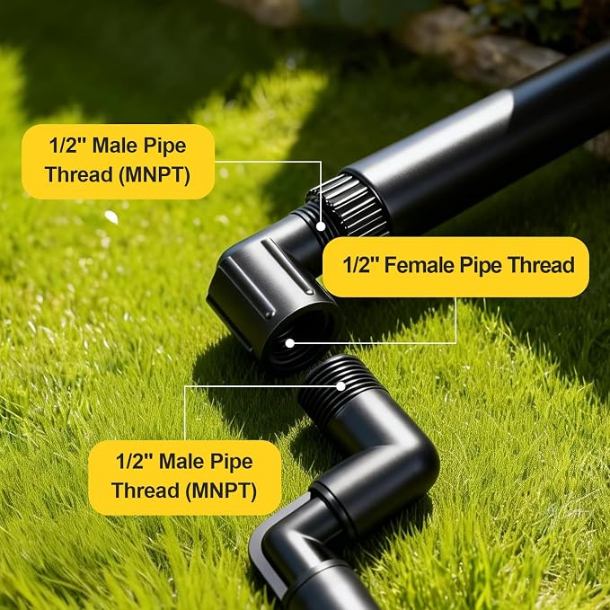 10 Pieces Drip Irrigation Adapter Fittings, 1/2 Inch Female Pipe Thread x 1/2 - Image 5