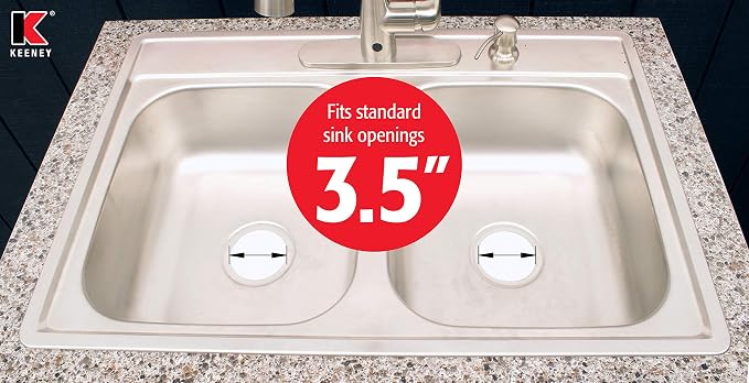 Keeney Manufacturing K5417BLK Garbage Disposal Flange and Stopper - Image 6