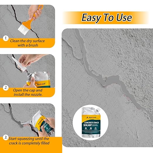 Concrete Crack Filler, Cement Crack Filler, Self Leveling Concrete Crack Repair - Image 5