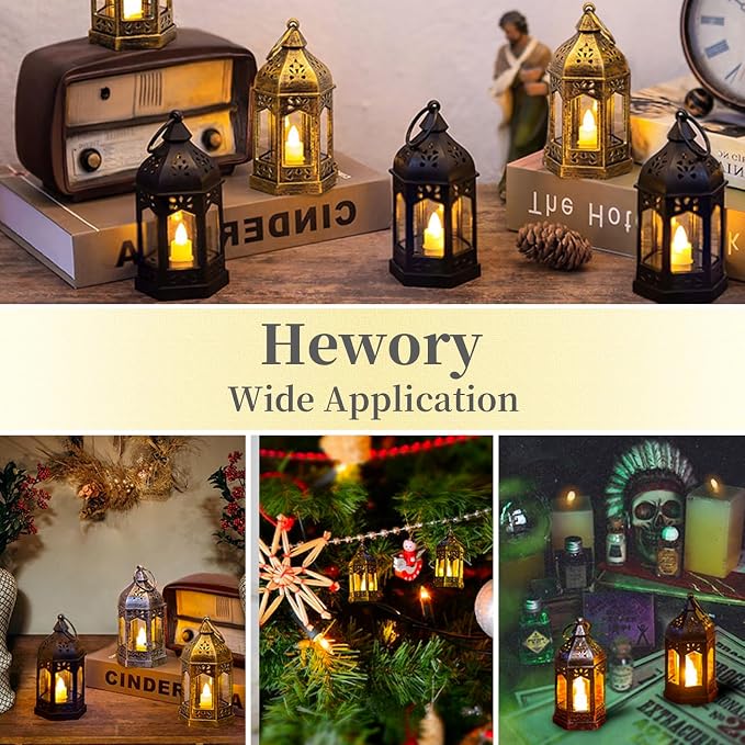 Hewory 20PCS Black Mini Halloween Lanterns - Image 6