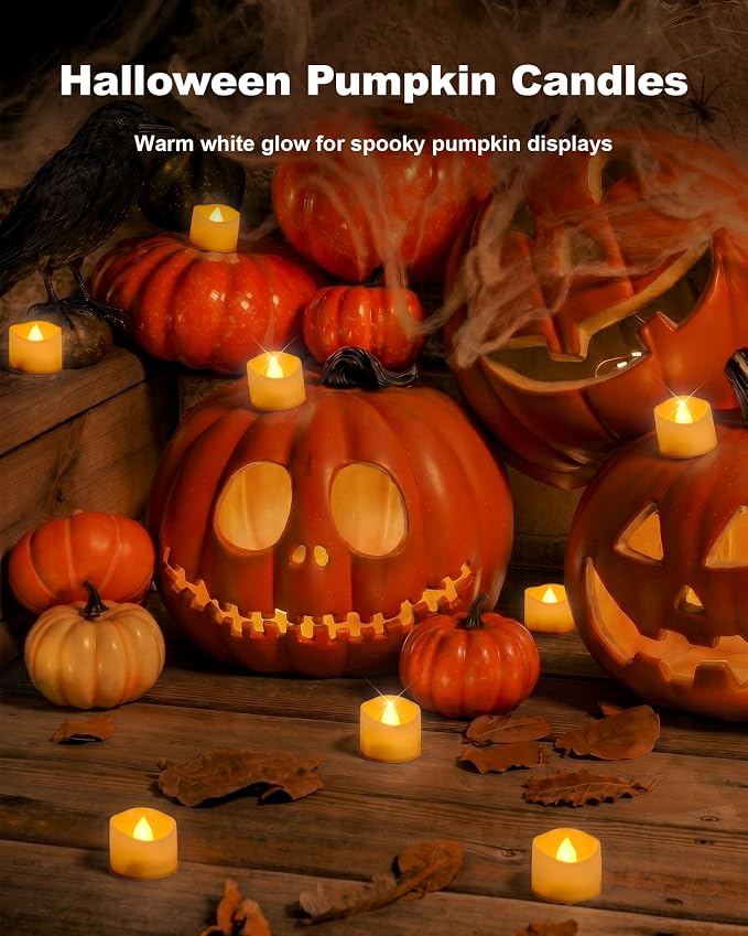 Homemory 100-Pack Flameless Tea Lights Candles Battery Operated, 200+ Hours | - Image 3