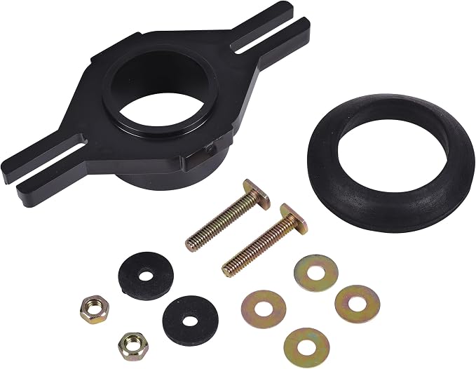 Oatey 43540 2-inch Black ABS Horizontal Adjustable Urinal Flange Kit by Oatey