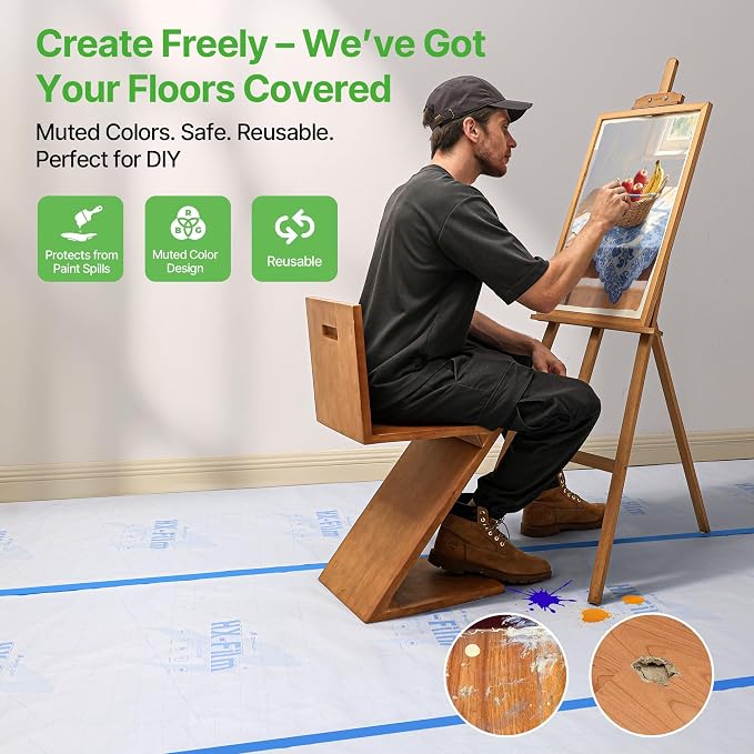 39" x50' Heavy-Duty Floor Protection | Construction Grade Carpet Protector | - Image 7