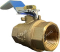 EZ-FLUID 1/2 Inch IPS Heavy Duty Full Port Ball Valve, NPT Female Threaded Ball by EZ-FLUIDPlumbingProducts